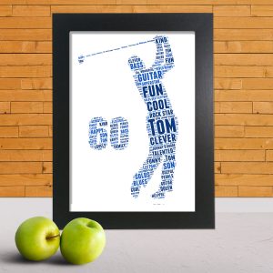 Personalised golf 60th