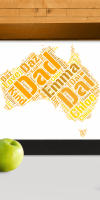 Australia word art