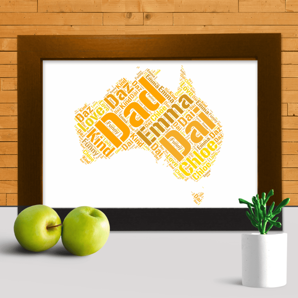 Australia word art