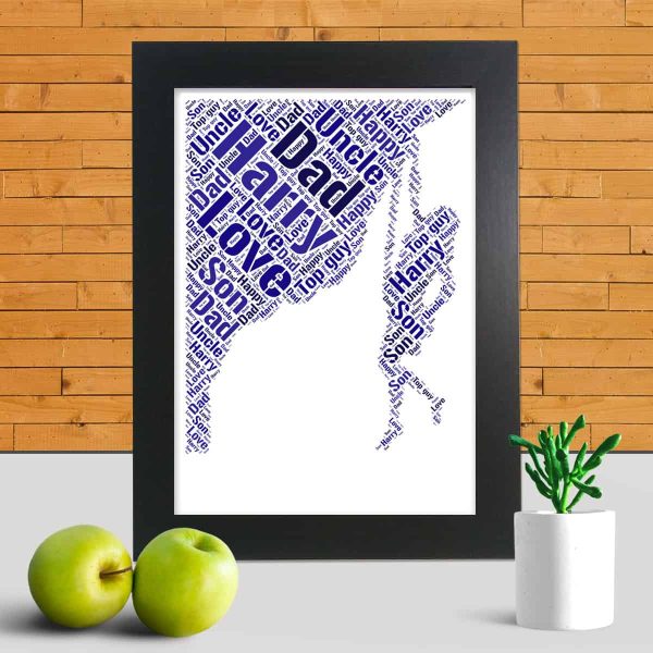 Personalised Climber word art