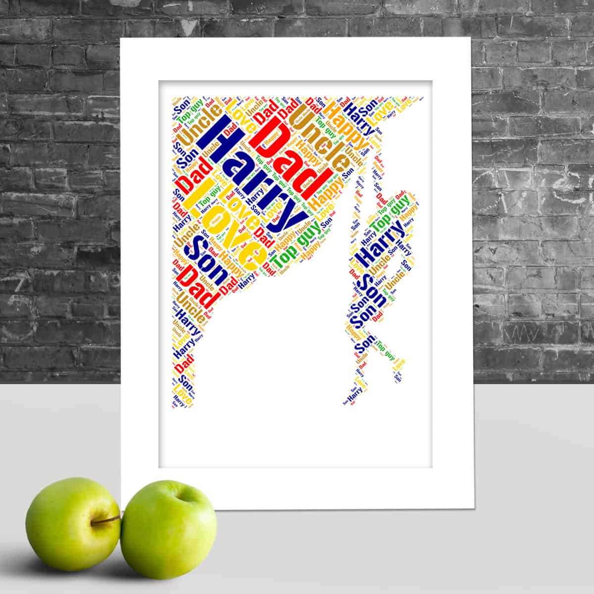 Climber Custom Print – Personalised Word Art Design - Image 2