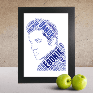 Elvis word art print