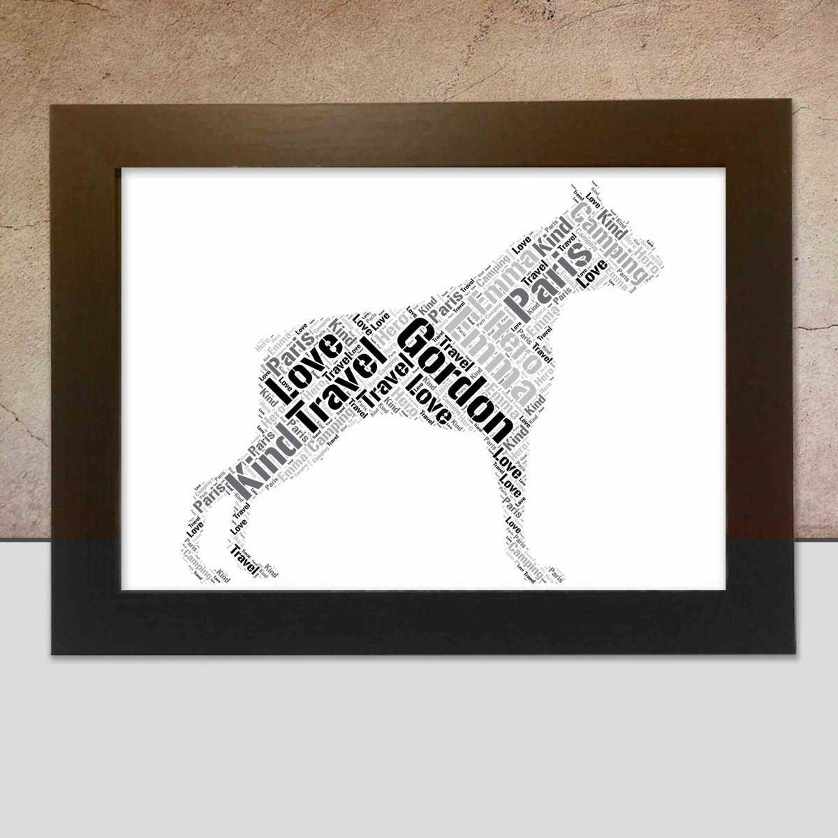 Personalised Boxer Dog Gift – Add Your Names & Words - Image 3