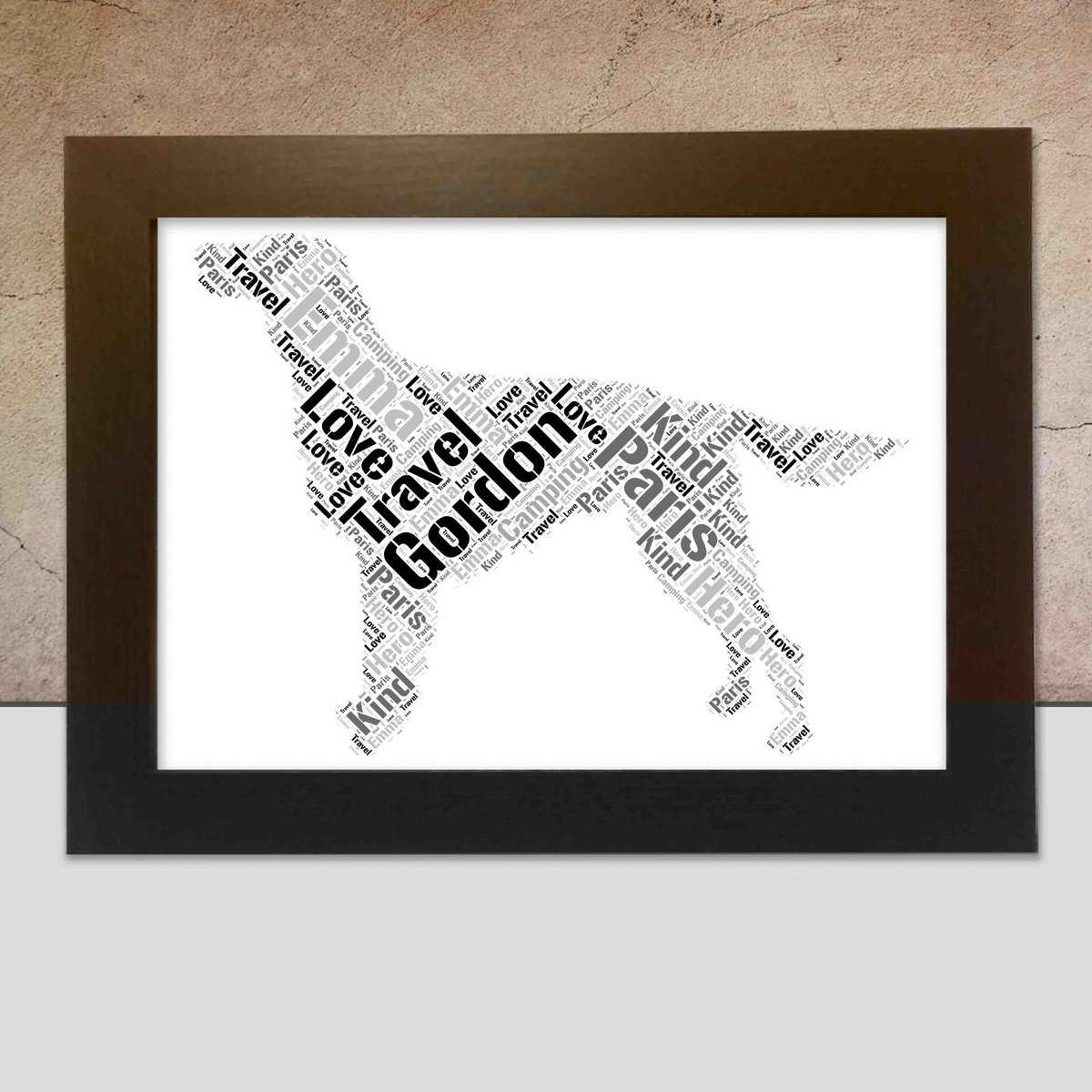 Custom Irish Setter Print, Personalised With Your Words - Image 3