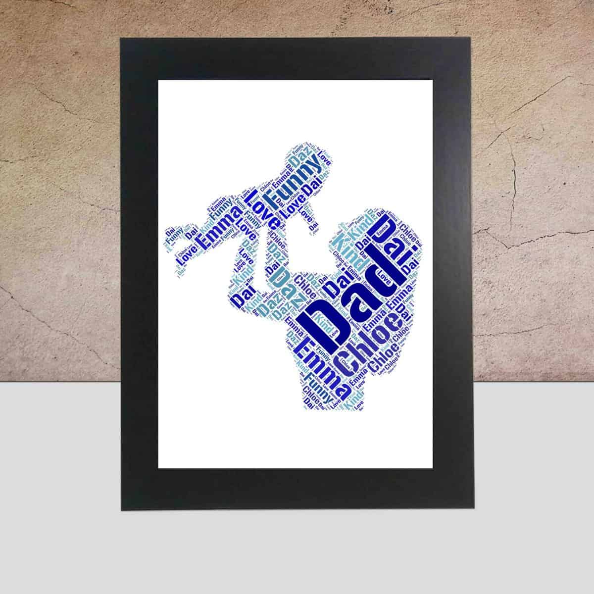 Customised Mum and Baby Gift – Personalised Word Art Print - Image 3