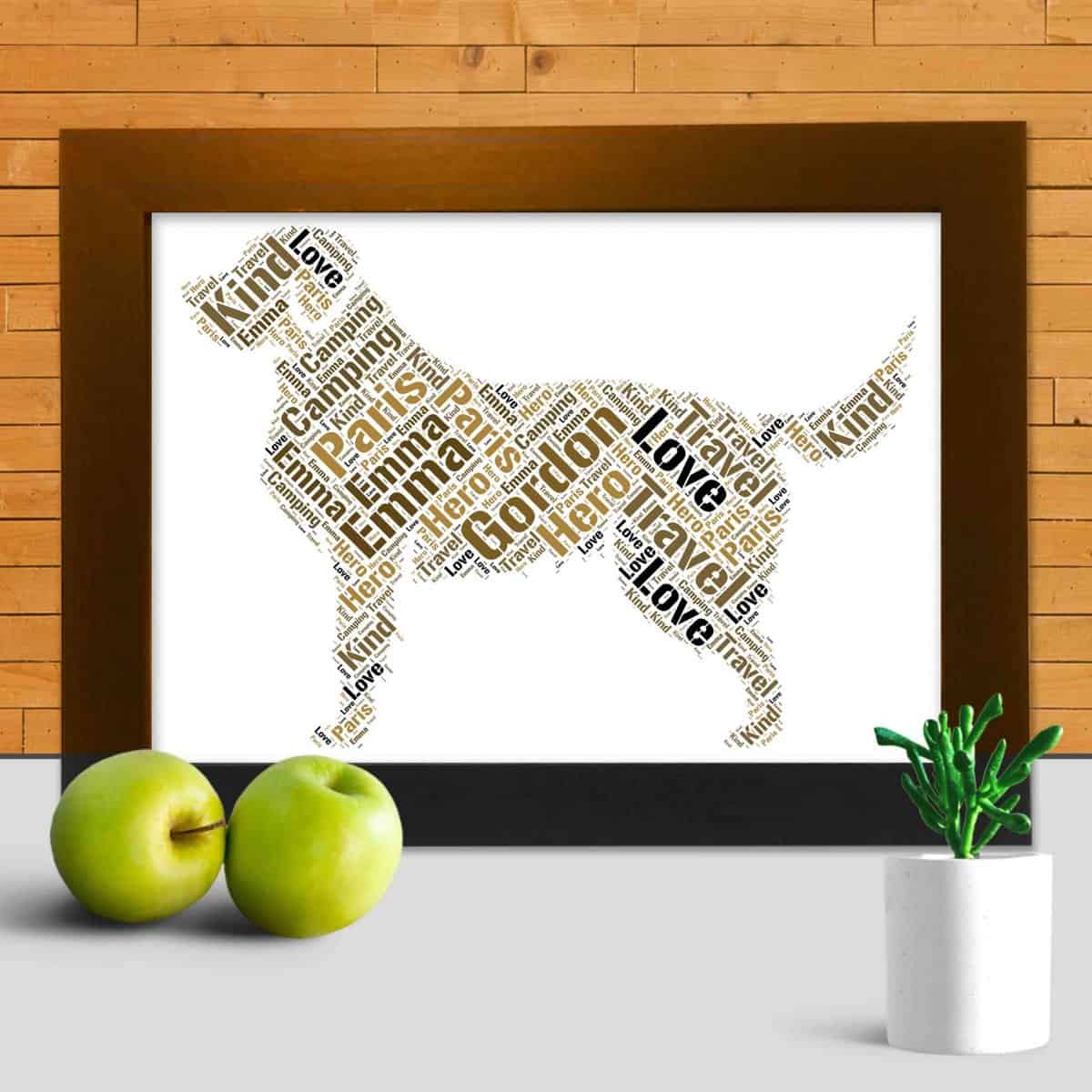 Personalised Labrador Retriever Gift – Add Your Names & Words - Image 3