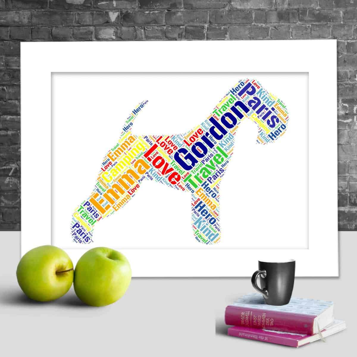 Personalised Lakeland Terrier Print – Custom Word Art Gift - Image 2