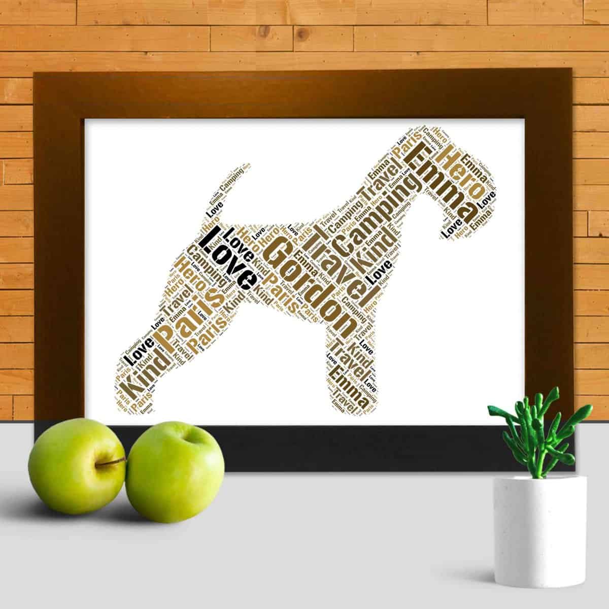 Personalised Lakeland Terrier Print – Custom Word Art Gift - Image 3
