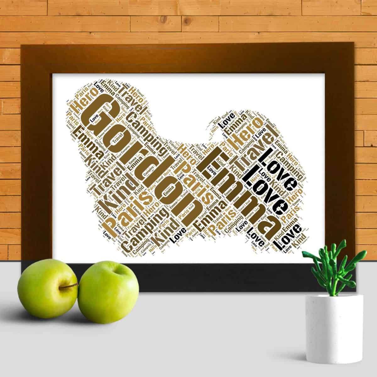 Personalised Lhasa Apso Word Art Gift – Made For You - Image 3