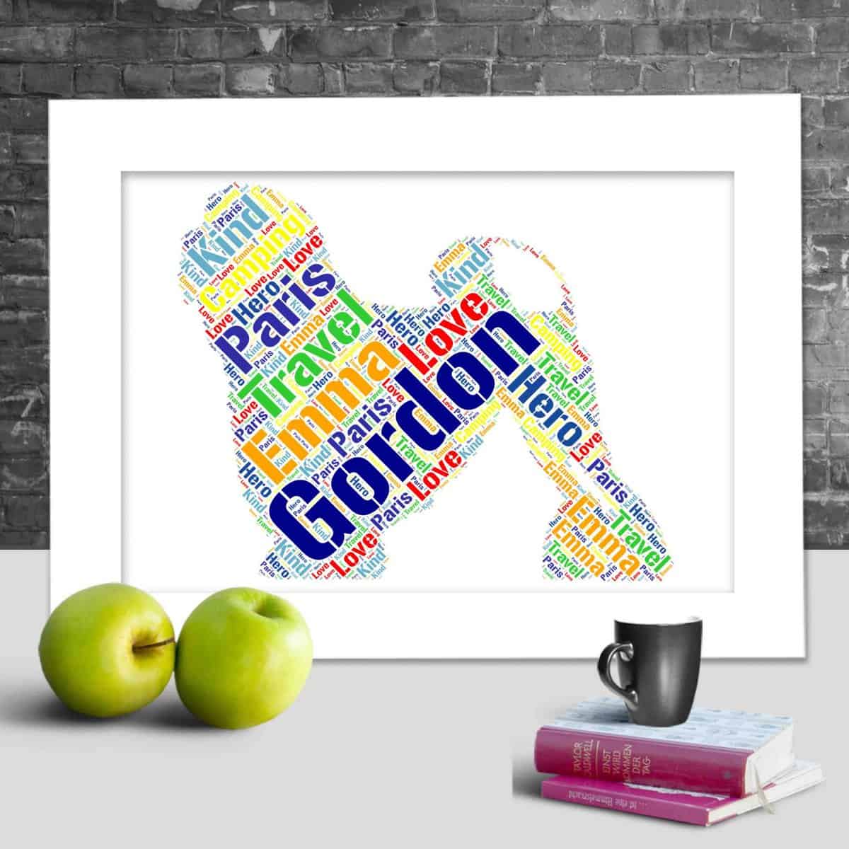 Customised Lowchen Print – Personalised Word Art Gift - Image 3