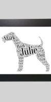 personalised american staffordshire terrier