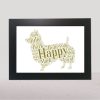 Personalised Australian Terrier word art