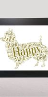 Personalised Australian Terrier word art