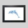 Personalised Dolphin word art