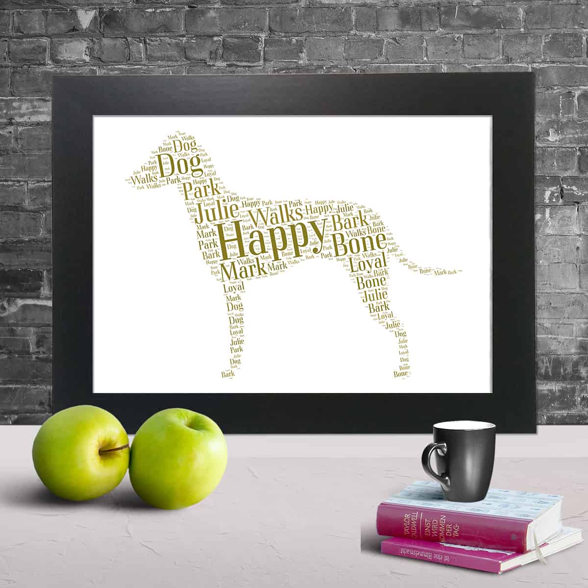 Manchester Terrier word art print