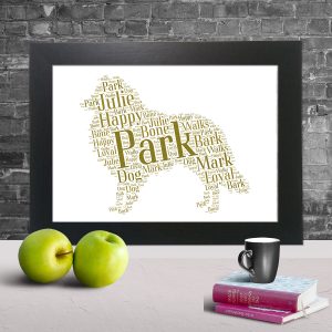 Shetland Sheepdog word art