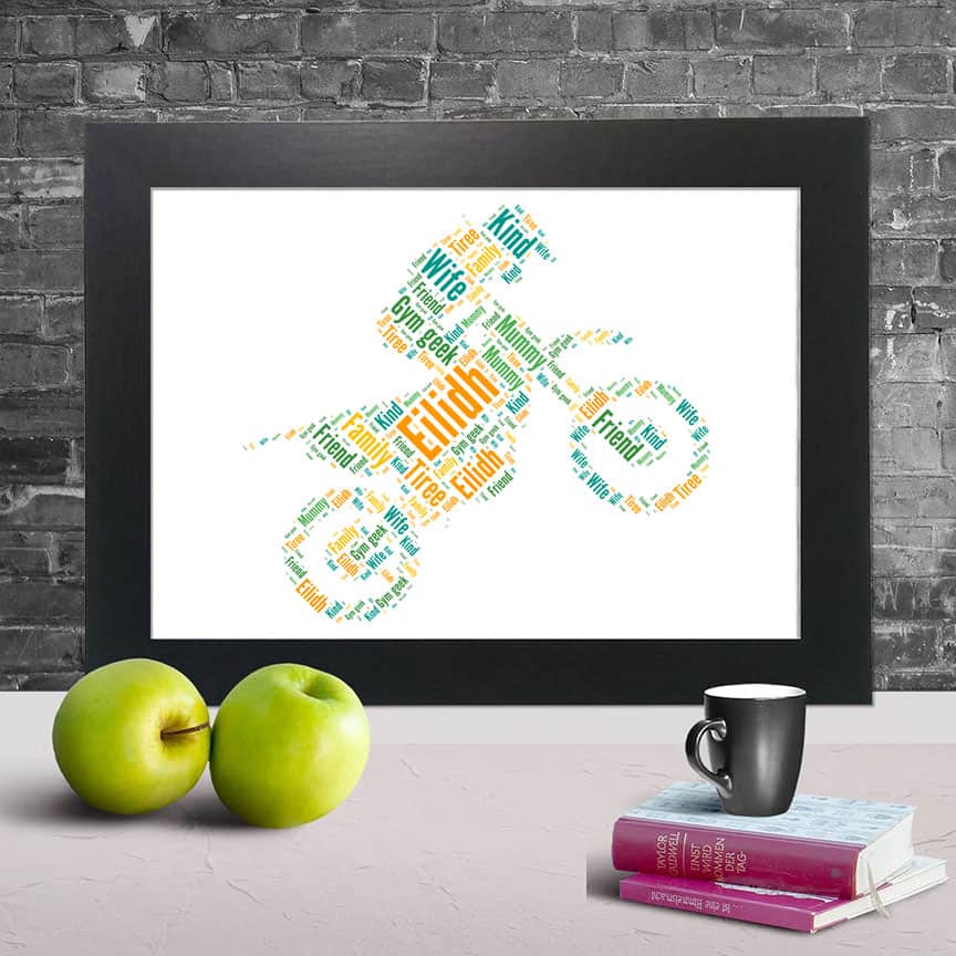 Motocross Personalised Word Art – Custom Made Print - Image 3