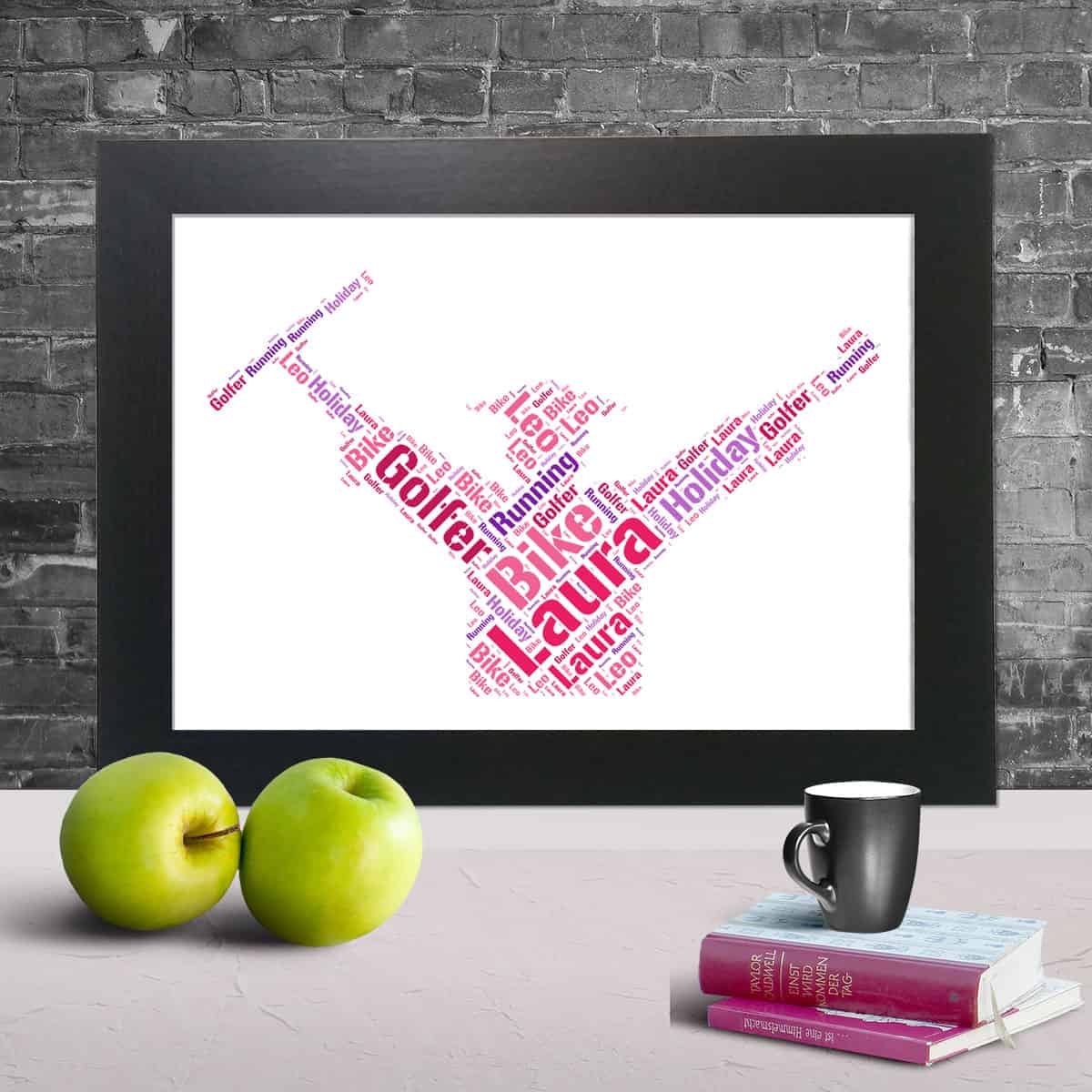 Graduation Custom Print – Personalised Word Art Design - Image 3
