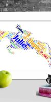 Personalised Horse Riding word art