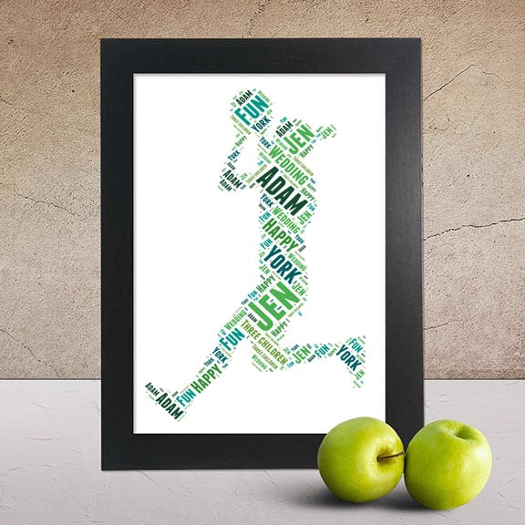 Customised Netball Gift – Personalised Word Art Print - Image 3