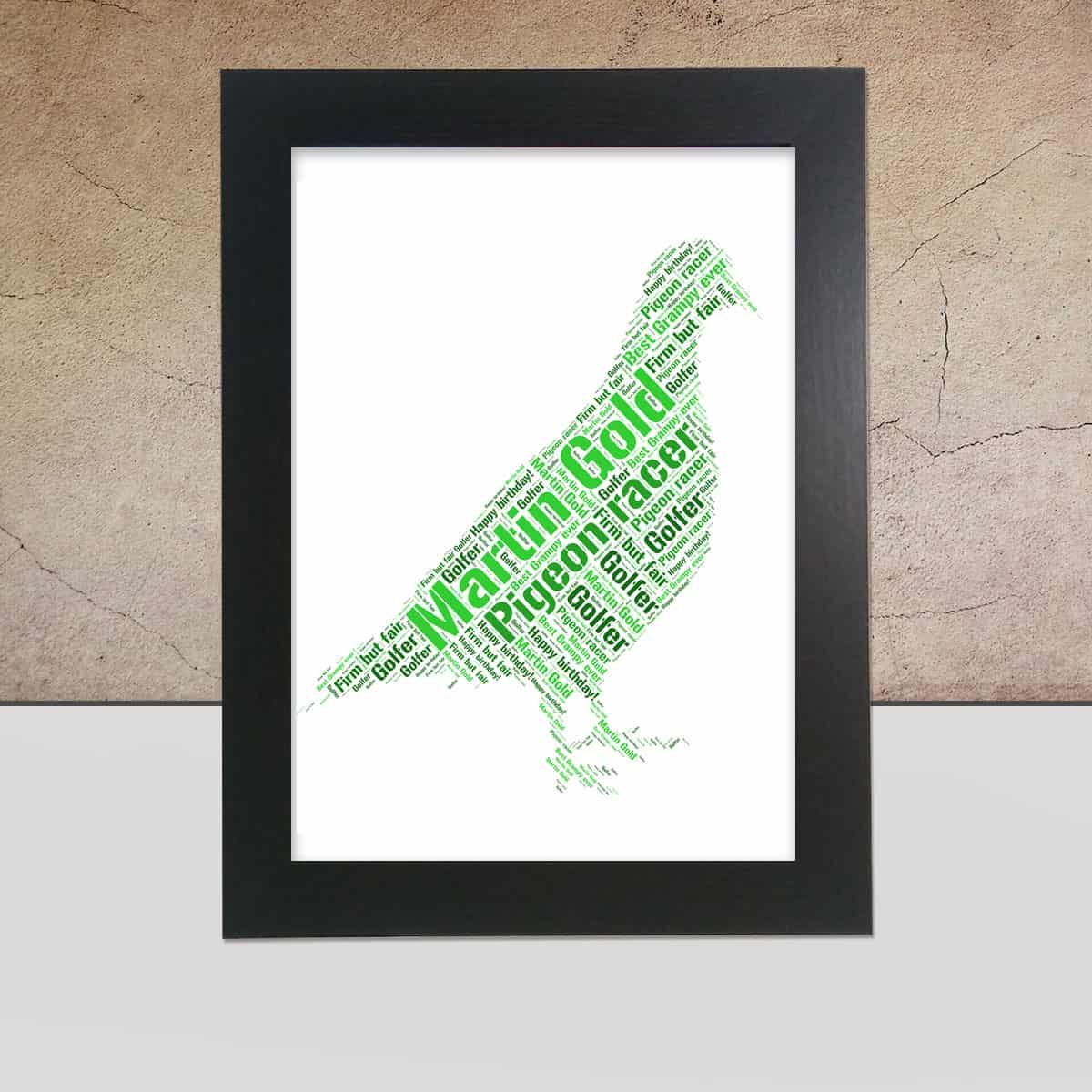 Pigeon Custom Print β Personalised Word Art Design - Image 3
