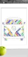 Personalised Campervan word art