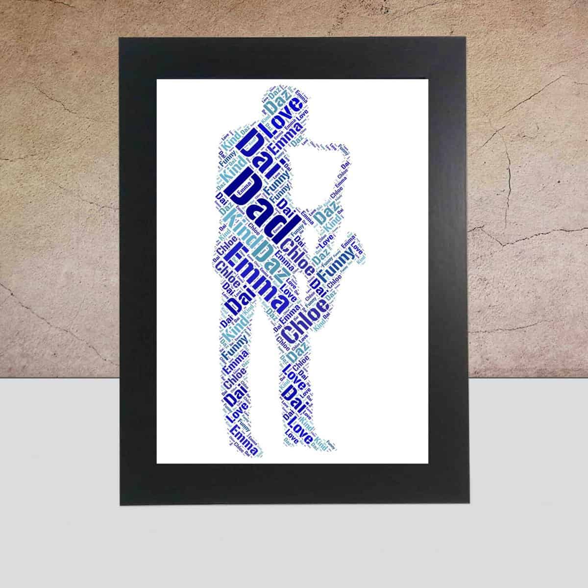 Personalised Saxophone word art