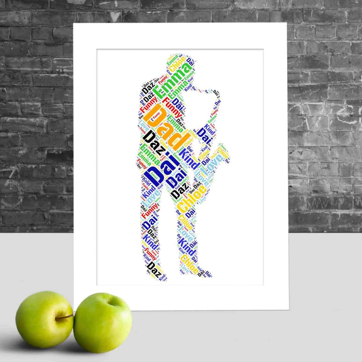 Custom Saxophone Print, Personalised With Your Words - Image 2