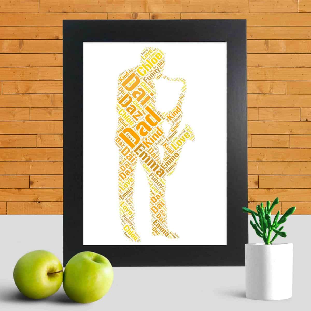 Custom Saxophone Print, Personalised With Your Words - Image 3