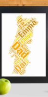 Personalised Portugal word art