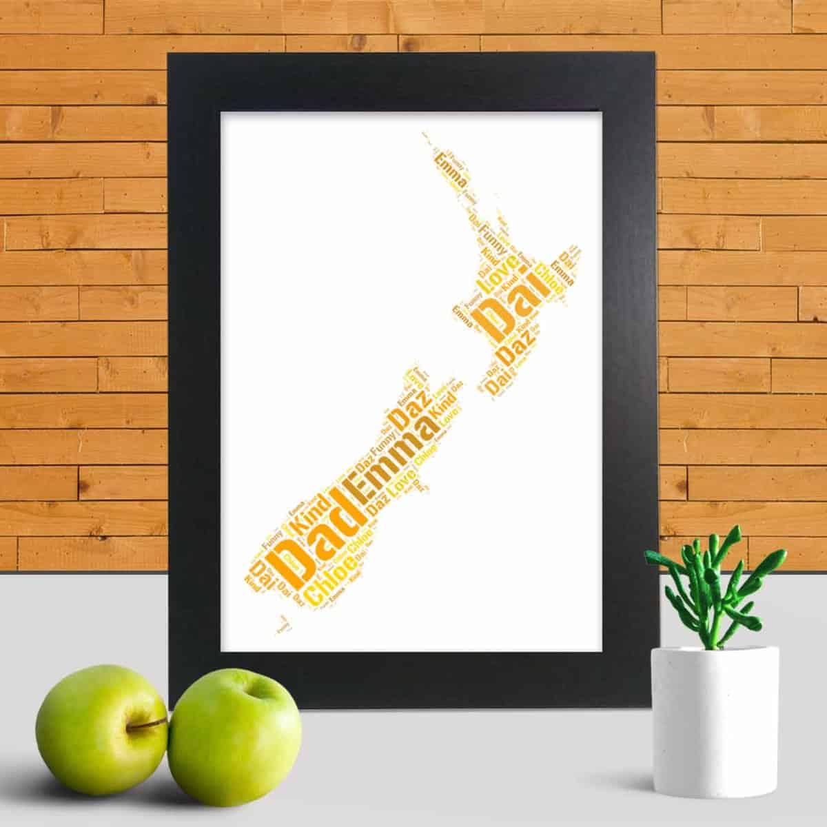 Personalised New Zealand Name Print – Custom Word Art - Image 3