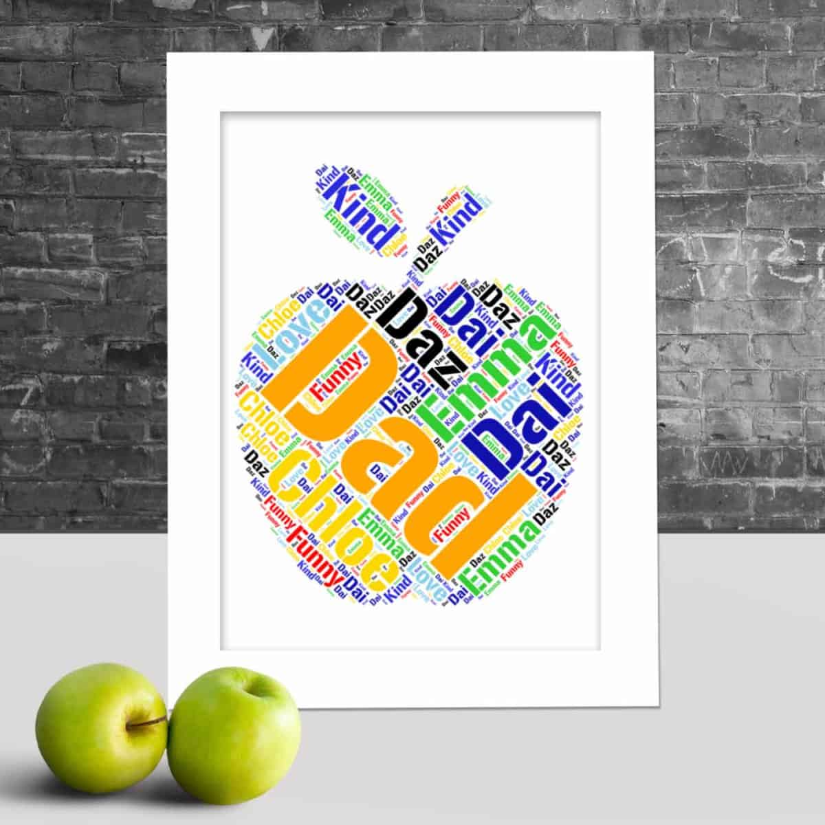 Personalised apple gift