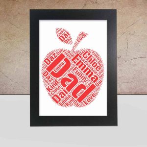 Personalised Apple word art