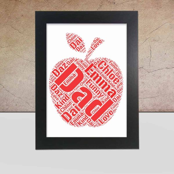 Personalised Apple word art