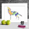 Personalised Wolf word art