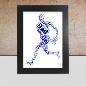 Personalised Rugby word art