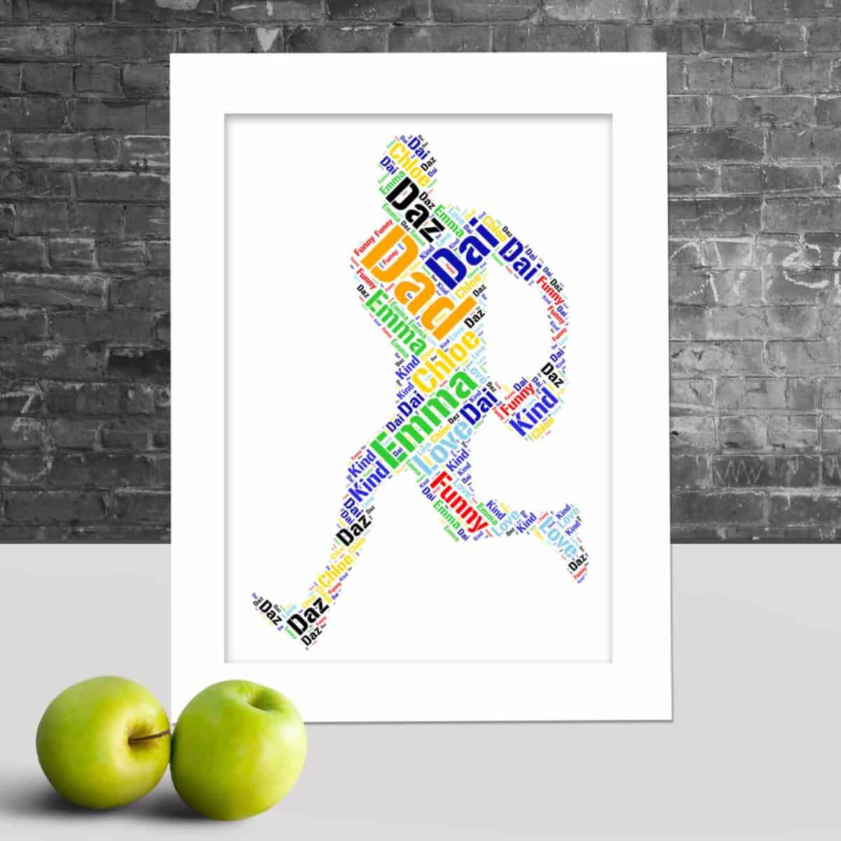 Personalised Rugby Name Print – Custom Word Art - Image 2