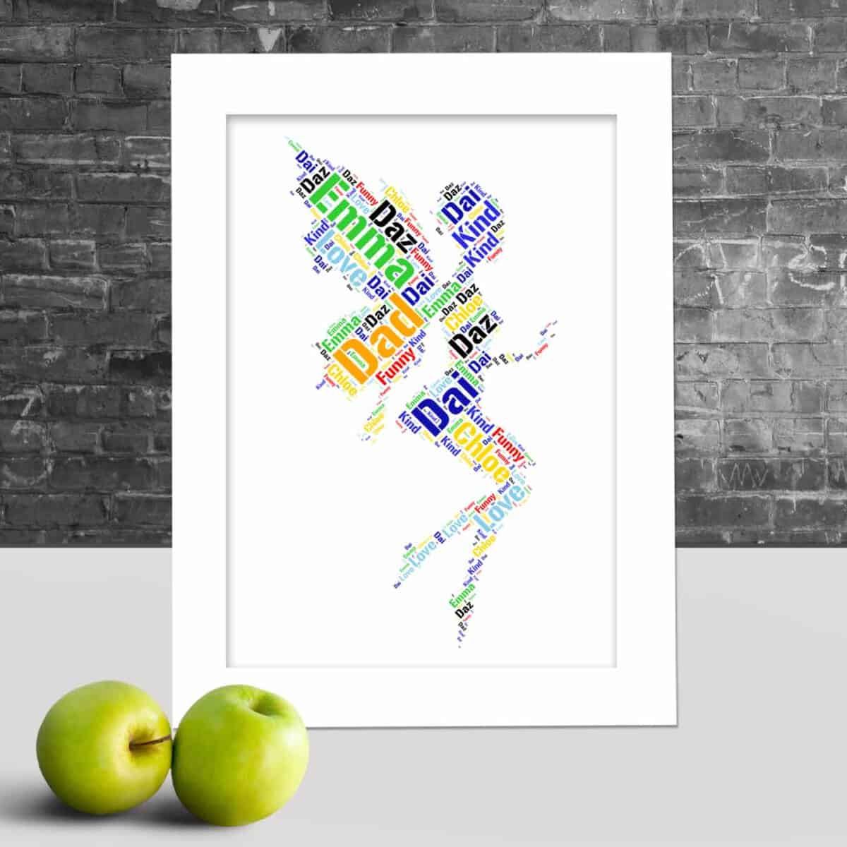 Personalised Fairy Word Art – Customised With Your Words - Image 2