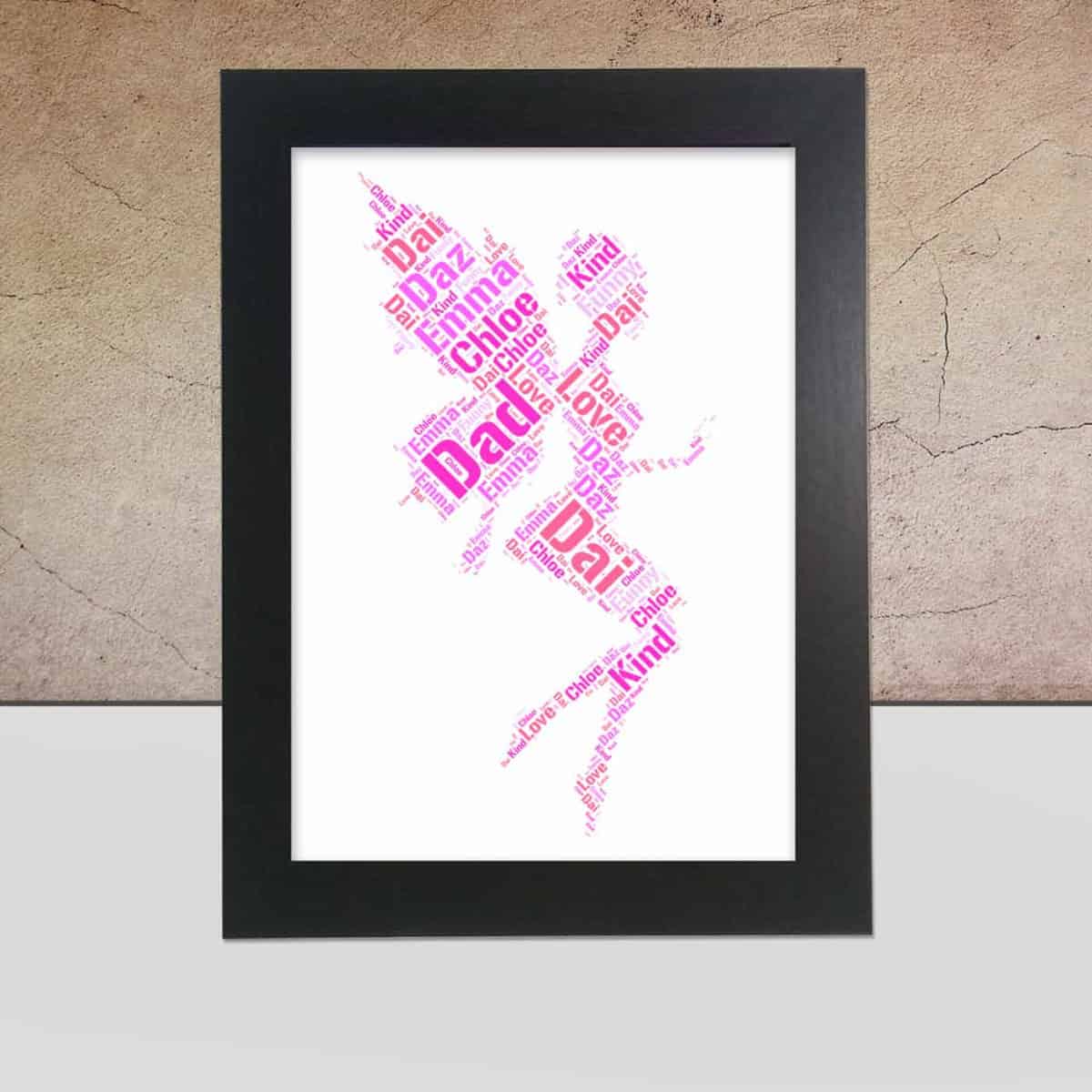 Personalised Fairy word art