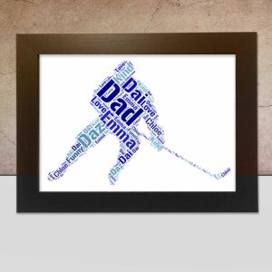 Personalised Ice Hockey word art