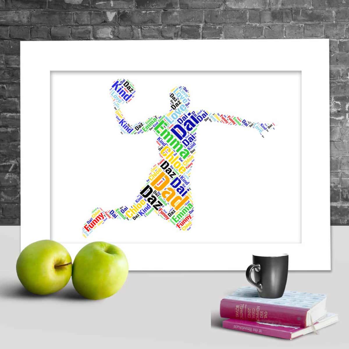 Custom Basketball Word Art – Personalised With Your Own Words - Image 2