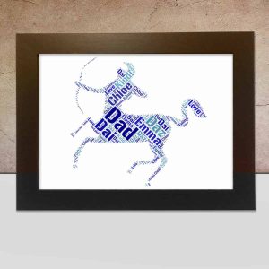 Personalised Sagittarius word art