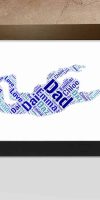 Personalised Skydiving word art