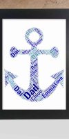 Personalised Anchor word art