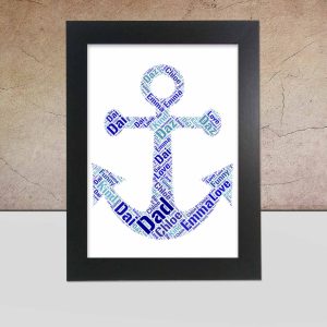 Personalised Anchor word art