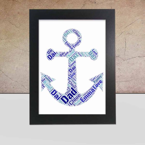 Personalised Anchor word art