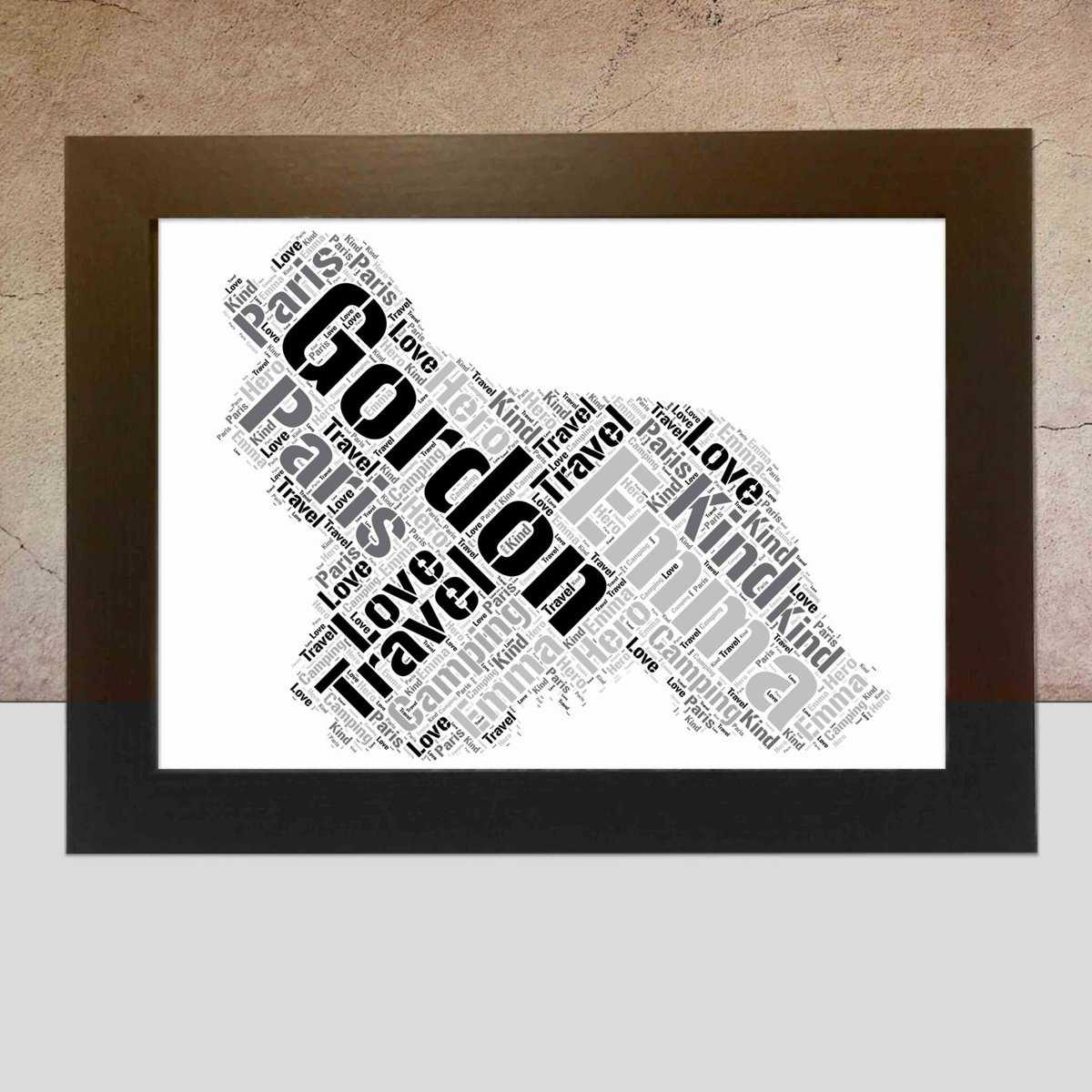 Personalised American Cocker Spaniel Wall Art – Custom Made With Your Words - Image 2