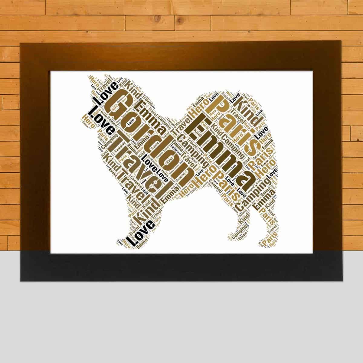 Personalised American Eskimo Dog