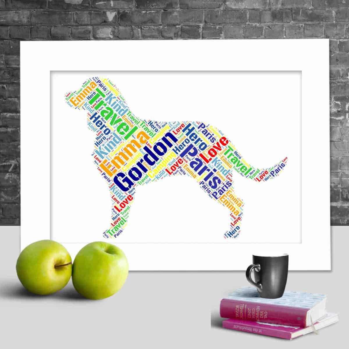 Custom American Water Spaniel Word Art – Personalised With Your Own Words - Image 2