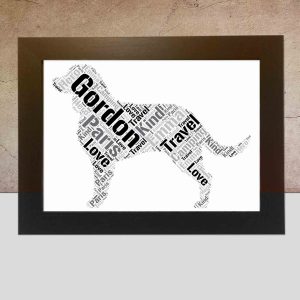 Personalised American Water Spaniel word art